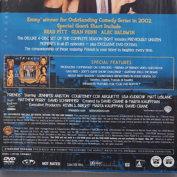 FRIENDS Complete Seasons 3, 4, 5, 8 and 9 DVD Sets - Picture 13 of 16